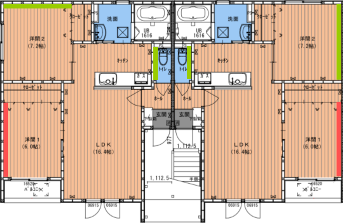 防府新橋3階建てアパートa棟 完成事例 2ldk 12戸 Feel Design Plus 防府新橋3階建てアパートa棟 完成事例 2ldk 12戸 Feel Design Plus